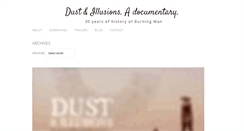 Desktop Screenshot of dustandillusions.com
