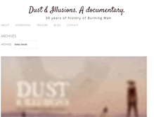 Tablet Screenshot of dustandillusions.com